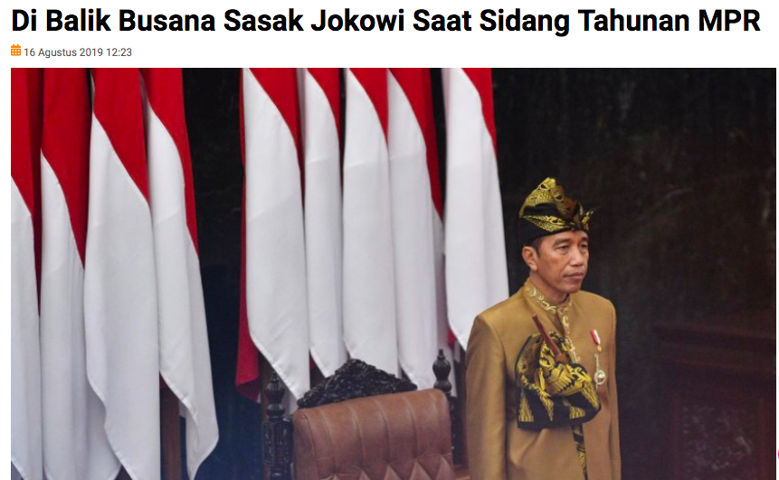 Press Release Jokowi Pimpin Sidang Tahunan MPR