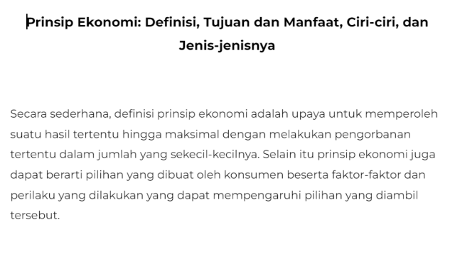 harga Penulisan Artikel Bahasa Indonesia