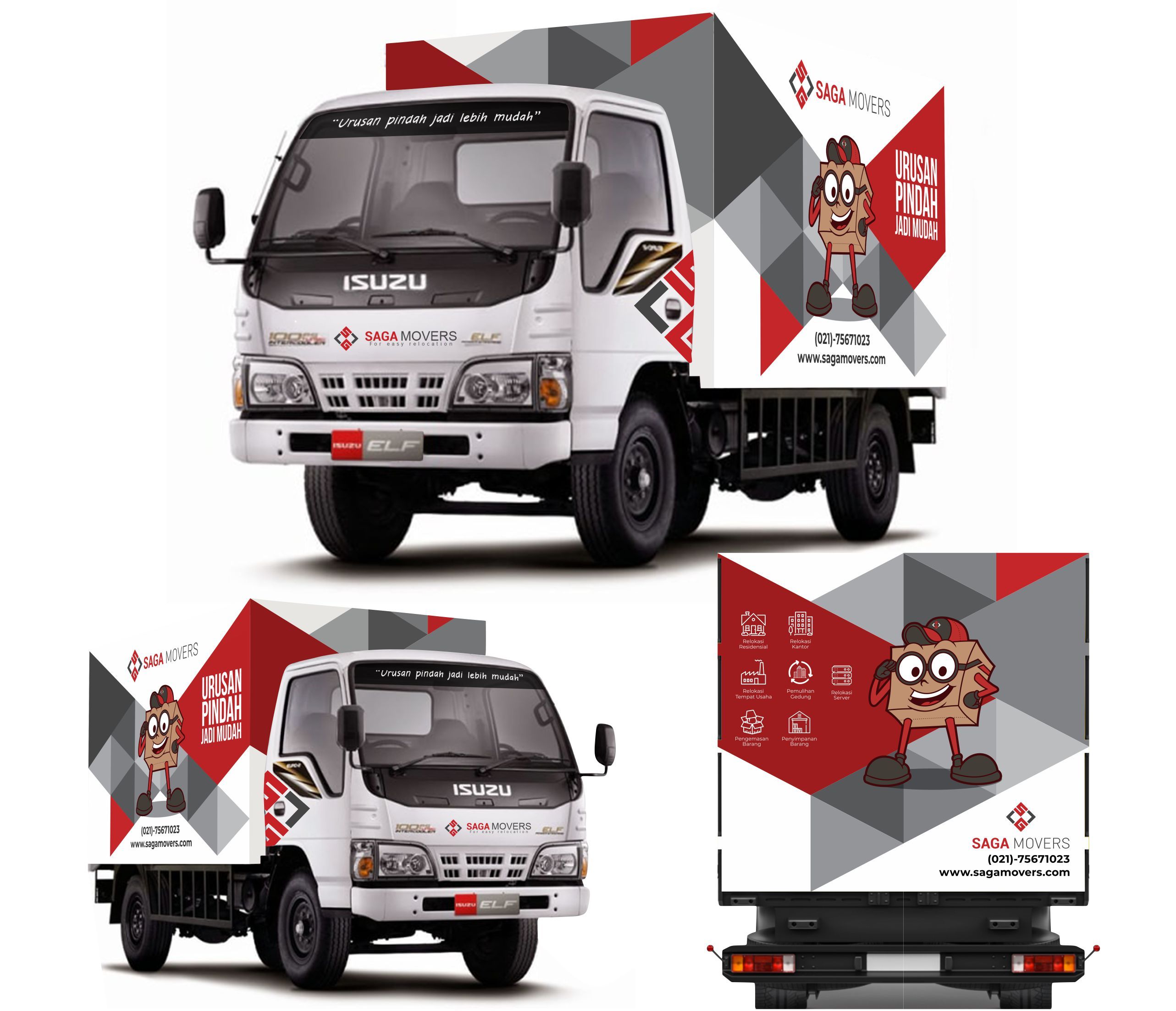 Branding Truck untuk Jasa Pindahan