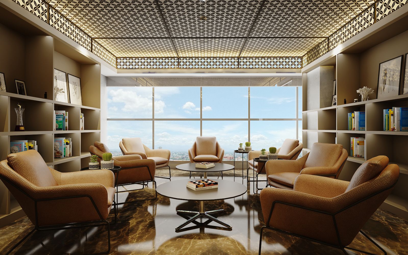 Desain 3D untuk Interior Kantor