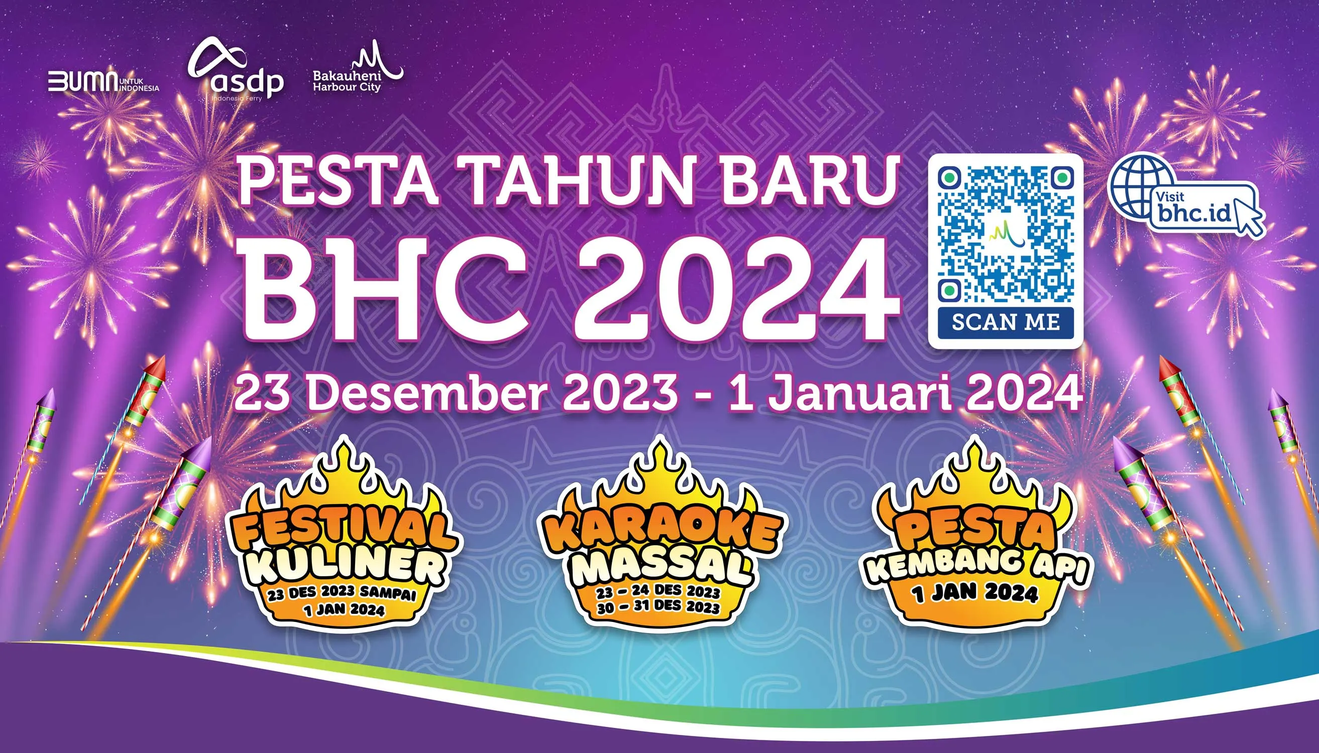 Desain Event Tahun Baru BHC 2024