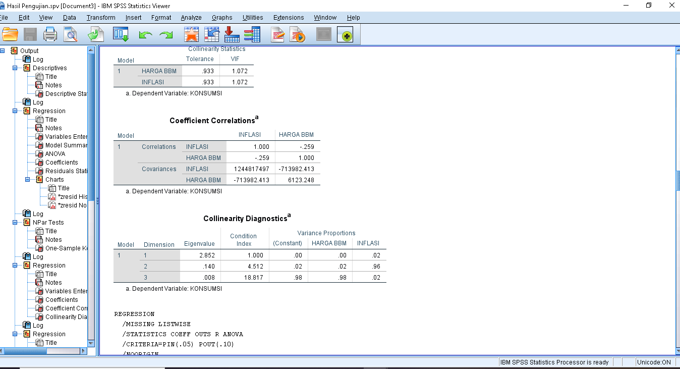 SPSS Data Processing from handokobayu21