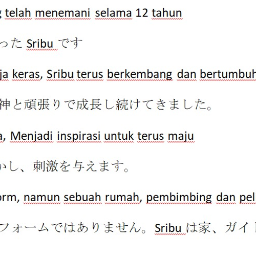 Jasa Terjemahan Subtitle Video dari Bahasa Indonesia ke Jepang image 1