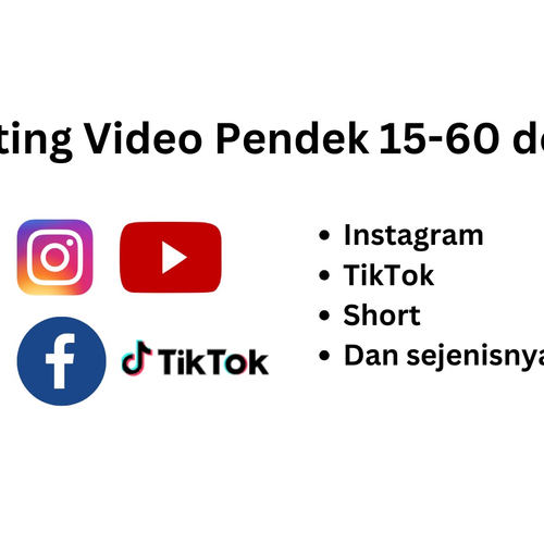Jasa Edit Video Pendek Media Sosial (Instagram, Facebook, TikTok) image 0