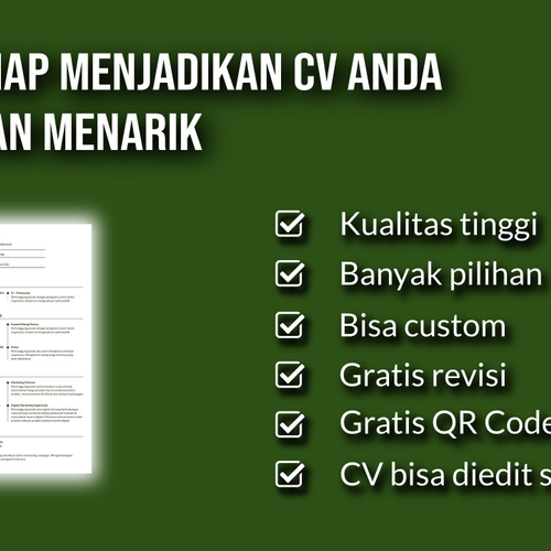 Desain CV & Resume image 0